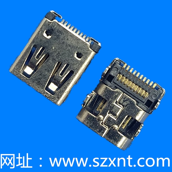 MICRO HDMI 外殼DIP 端子SMT